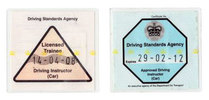 Practical driving test pass certificate